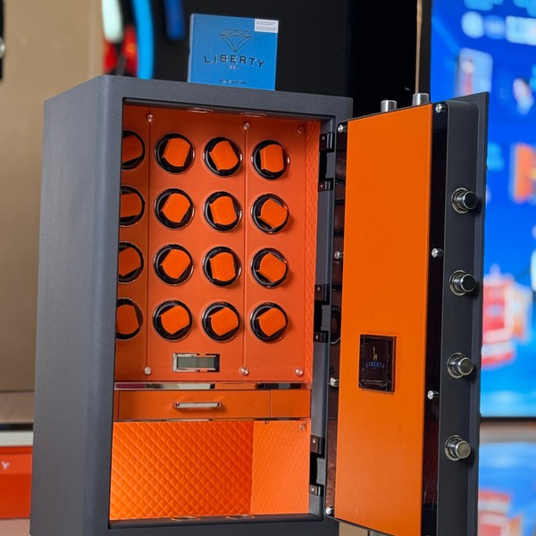 Két sắt đồng hồ Liberty LB1000 Pro 10 Watch Winder 2 ngăn kéo bên trong