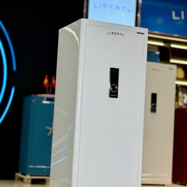 Két sắt đồng hồ Liberty LB1500 Pro 6 Watch Winder Valis trắng ánh kim mặt bên