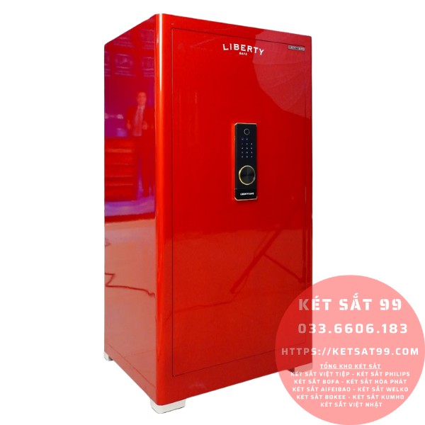 Két sắt Liberty LB150 Pro Màu đỏ App Wifi