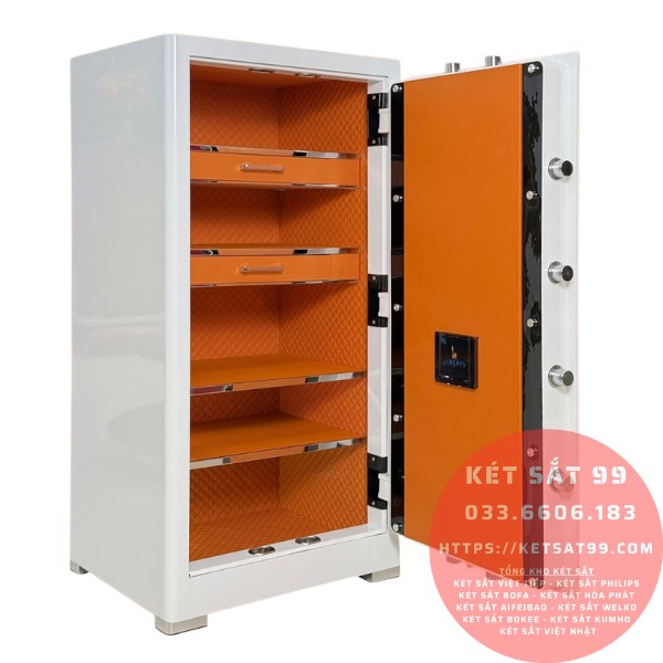 Két sắt Liberty LB150 Pro Màu trắng App Wifi