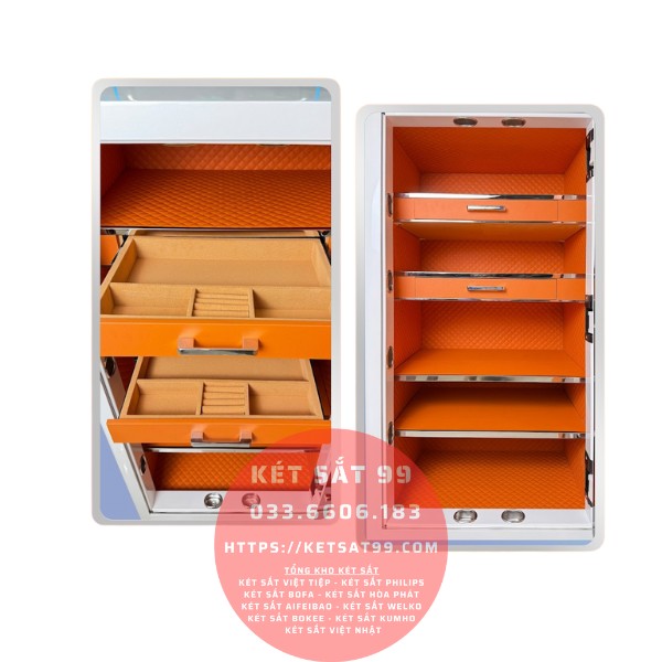 Két sắt Liberty LB150 Pro Màu trắng App Wifi