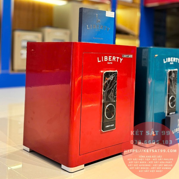 Két sắt Liberty LB50 Pro Màu đỏ App Wifi