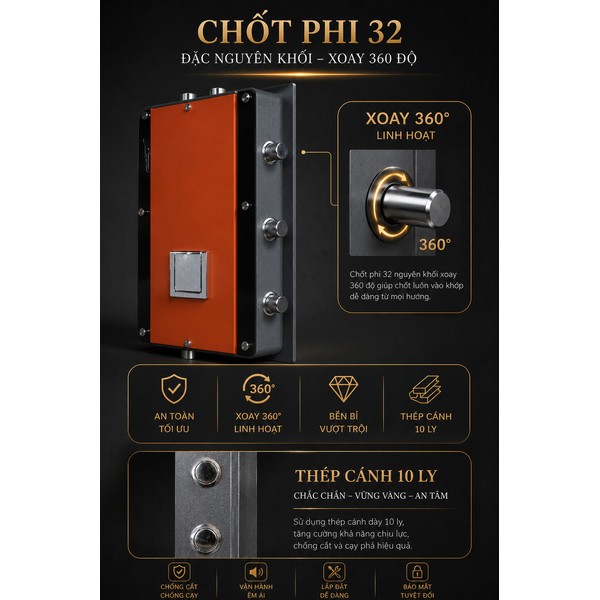 Két sắt Liberty LB50PRO-V1 khóa két
