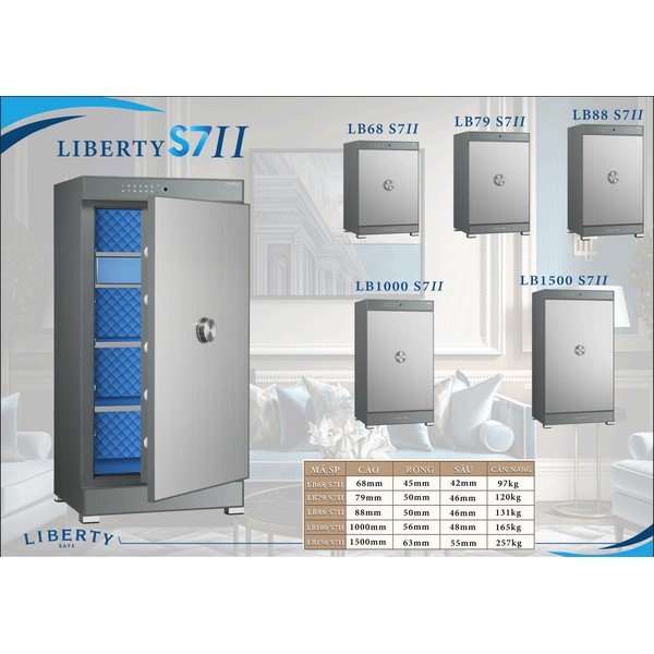 Két sắt Liberty LB58-S7II khóa két