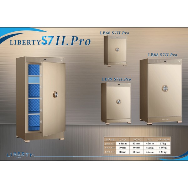 Két sắt Liberty LB68-S7II-PRO chi tiết