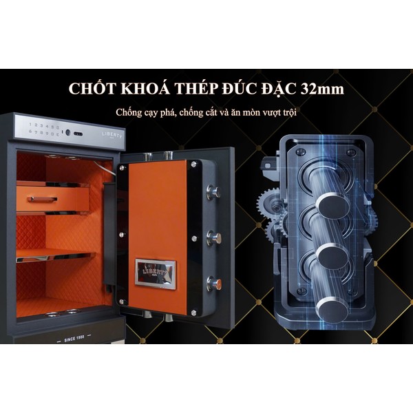 Két sắt Liberty LB68-VANTIS-MAX khóa két