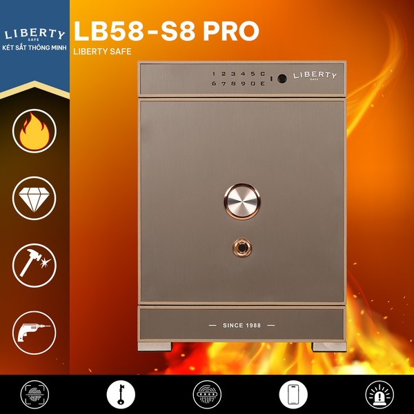 Két sắt Liberty LB79-S8-PRO mặt bên