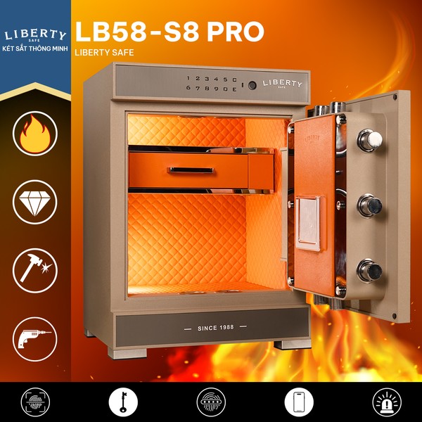 Két sắt Liberty LB79-S8-PRO khóa két